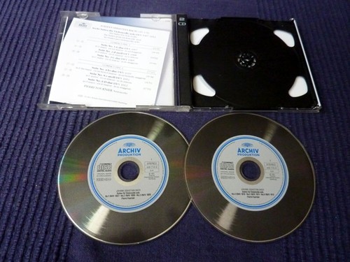 CD BACH 6 Suites Solo Cello Pierre Fournier Deutsche Grammophon ARCHIV DG 1961 - Bild 2 von 4