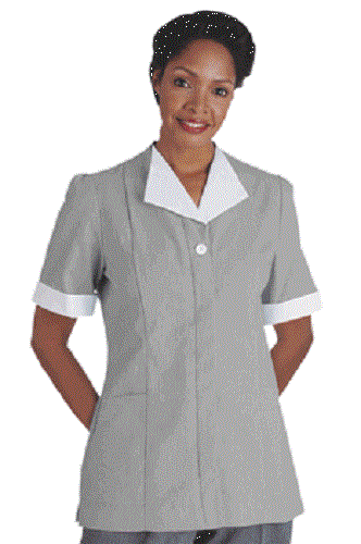 $35 NWT EDWARDS GREY JR CORD HIDDEN PLACKET HOUSEKEEPING TÚNICA TAMAÑO 22-26 - Imagen 1 de 2