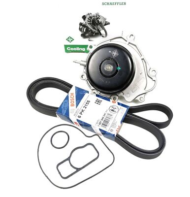 INA Wasserpumpe mit BOSCH Riemen für MERCEDES C E-KLASSE W204 W212 180-250 CDI