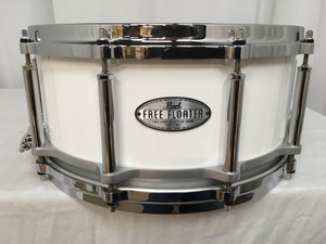 Pearl Free Floating 14 Dia X 6 5 Deep Maple Snare Drum Arctic White 109 New Ebay