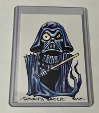 R2D2 TRADING CARD ART SIGNED BY RAK