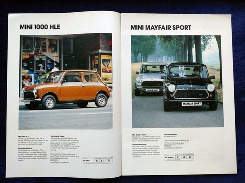 AUSTIN ROVER Mini 1000 HLE Mayfair Sport Maestro Landrover 110 Prospekt 1983 - Picture 2 of 8