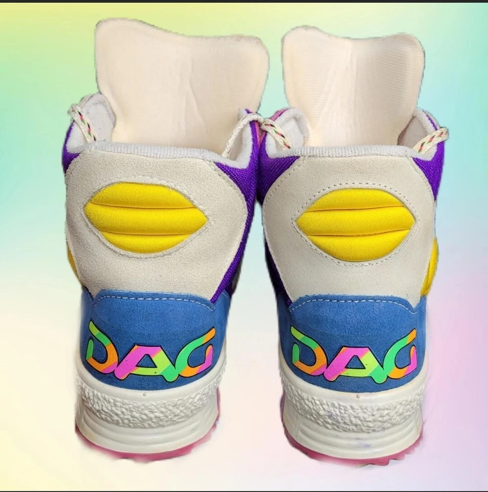 Zapatillas altas Dag multicolores de lona, gamuza neón talla EU 42 US 9 de colección Foto 3 de 4