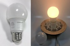 LOT OF 2 OSRAM 450 Lumens A19 LED Light Bulb Soft White