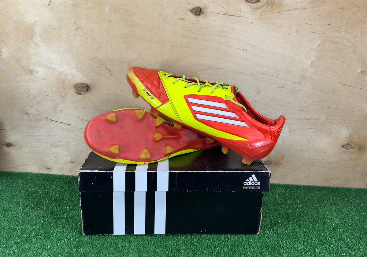 Adidas Adizero F50 FG Leathers V20647 Elite Orange boots Cleats