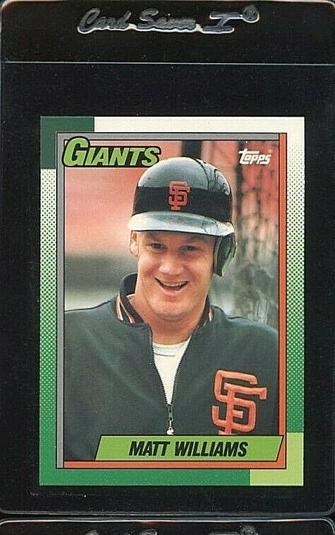 1990 TOPPS TIFFANY #41 MATT WILLIAMS SAN FRANCISCO GIANTS 