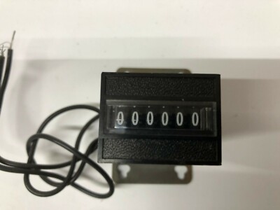 VEEDER ROOT 779006-001 ELEC/MECHANICAL COUNTER 6 Fig 115Vac NON RESETTABLE 