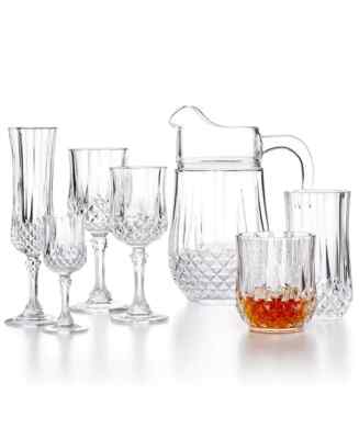 Cristal D'Arques Longchamp Set of 4 Cordial Glasses - New!