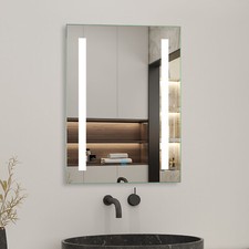 500x700 Led Bathroom Mirrors with Demister Pad Touch Sensor Wall Mounted Lights
