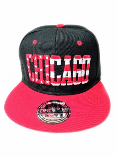 CAPPELLO da Baseball SNAPBACK,Berretto CHICAGO,cappellino da RAPPER con  VISIERA! | eBay