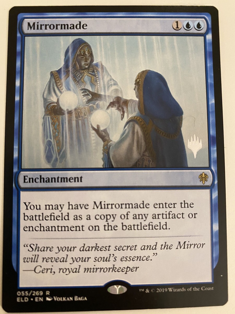 Mirrormade 1x FOIL ELD MTG Throne of Eldraine Rare MINT blue Mirrormade 1x FOIL ELD MTG Throne of Eldraine Rare MINT blue