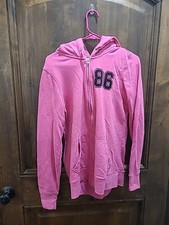 PINK Women Hoodie Small Love Logo Drawstring Pullover Victoria's Secret 86