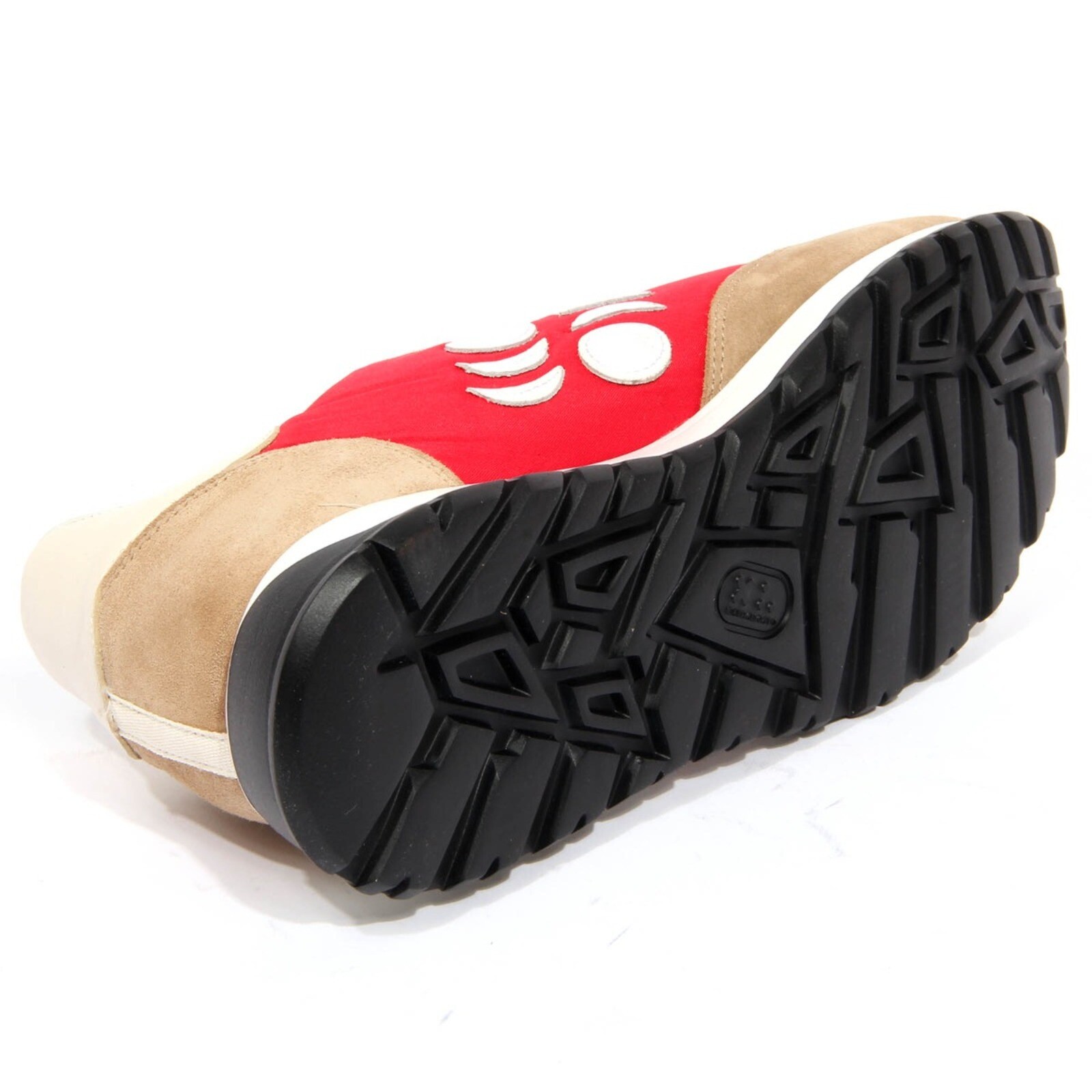 PANTOFOLA D’ORO H0076 sneaker uomo PANTOFOLA D'ORO red beige suede fabric shoes men