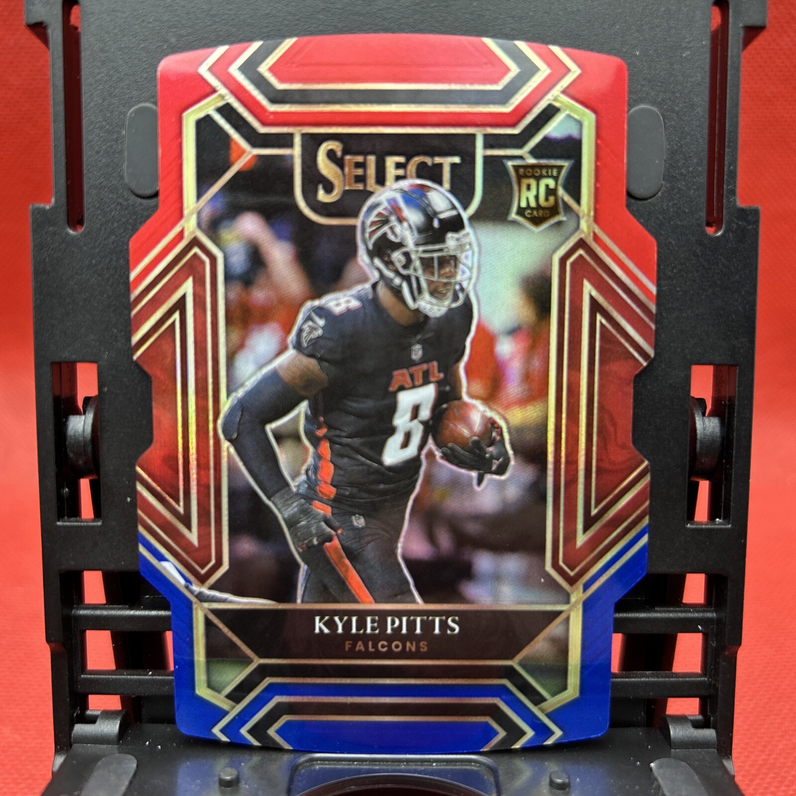 2021 Panini Select Red Blue Club Level Die-Cut KYLE PITTS RC #246 Falcons