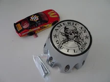 New AMERICAN OUTLAW Chrome 8 LUG Custom Wheel Center Cap # BC-790SL