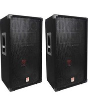 Rockville 2 RSG12 12 3-Way 1000 Watt 8-Ohm Passive DJ/Pro Audio PA Speaker
