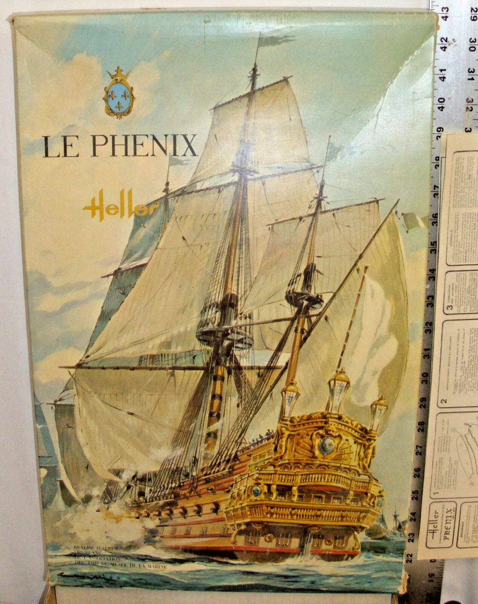 HELLER FRENCH LA SIRENE TALL SAILING SHIP MODEL KIT 1:200 BOXED