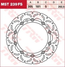 BMW R K 850 1150 1200 RS GS RT TRW Brake Disc MST239FS 34112310483