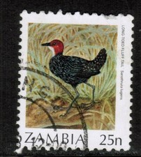 Zambia 1987-88 SG487 25n Chestnut-headed Crake Used