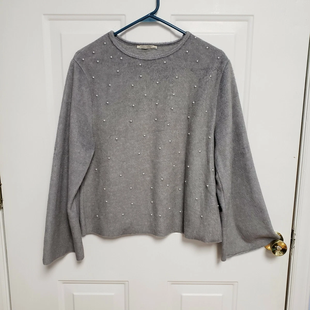 Fuzzy sweater hotsell zara