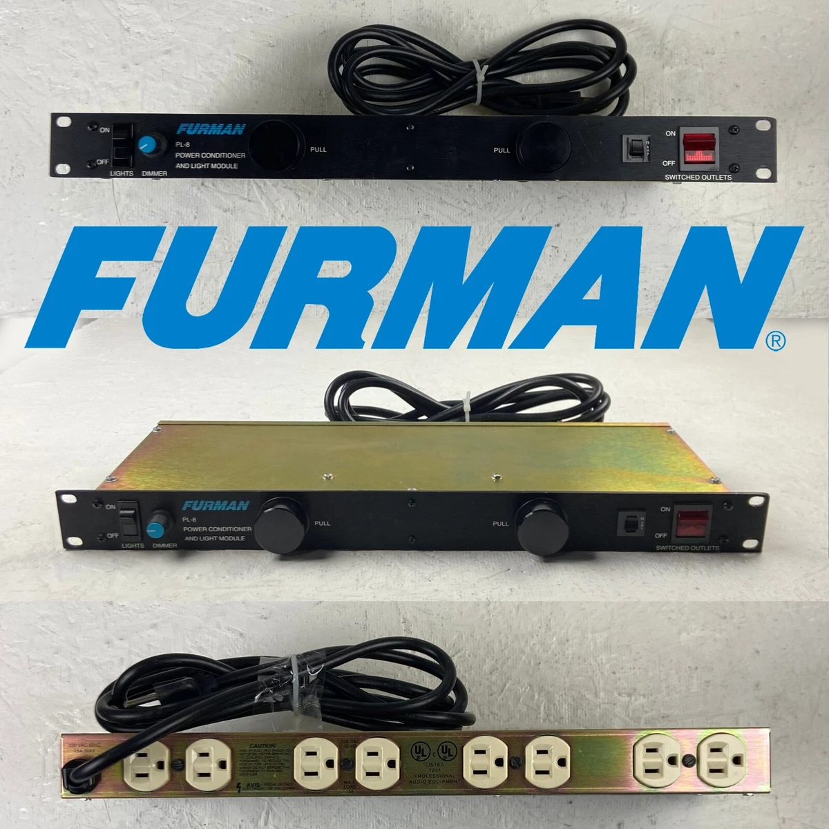 Furman Pl 8 Power Conditioner And Light Module Shelly Lighting