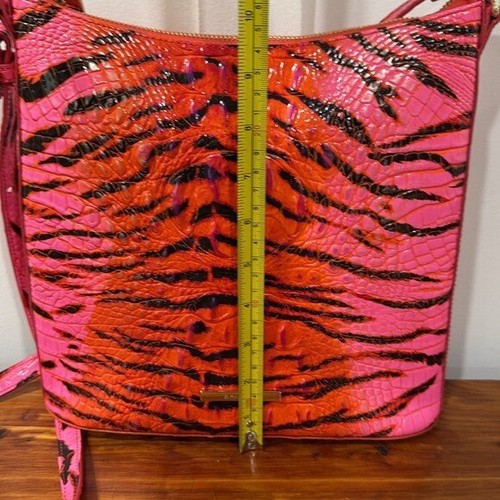 NEW Brahmin Katie Pink Feline Ombre Melbourne Crossbody - Picture 11 of 16