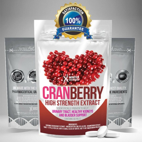 CRANBERRY EXTRACT TABLETS Cystitis & Bladder relief, UTI, Urine