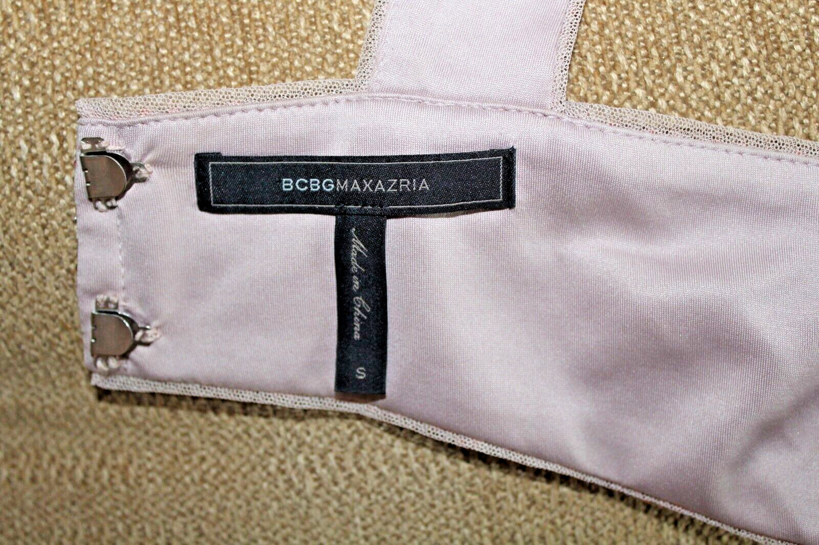 Stunning BCBGMAXAZRIA Cut Out Gown, Rose Gold, small. Perfect for NYE! 