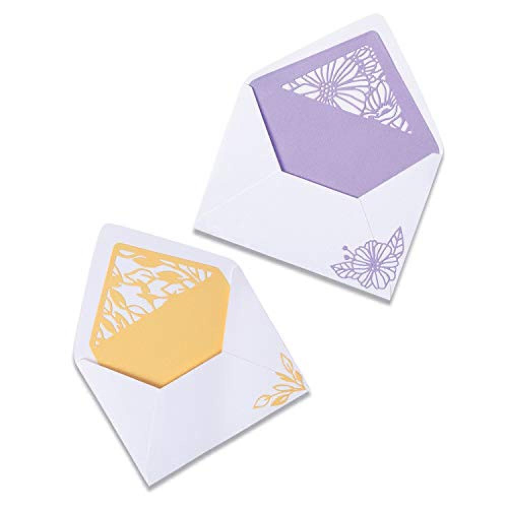 (TG. taglia unica) Sizzix 665176-Set di Fustelle Thinlits, 6 Pezzi, Multicolore,