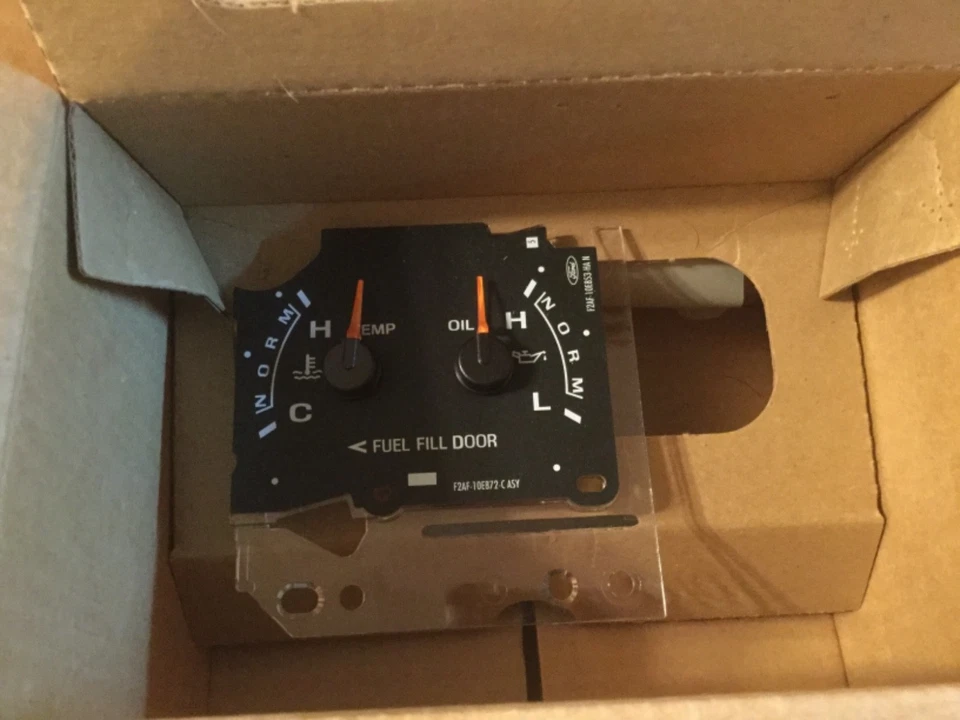 Nuevo de Lote Antiguo Original Ford Medidor de Temperatura/Aceite 1992-94 Crown Victoria F2AZ-10883-C Foto 2 de 4