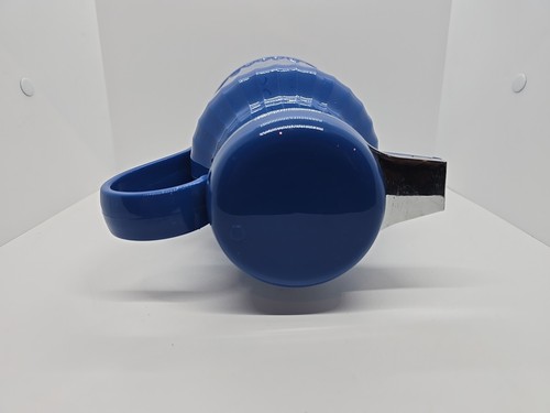 Vintage R.O.C Made In USA Thermique Cobalt Blue Thermal Server Carafe - Picture 7 of 8