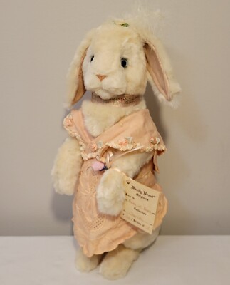 Wendy Brent Original Bunny Rabbit Noses of Roses Cherish limited ...