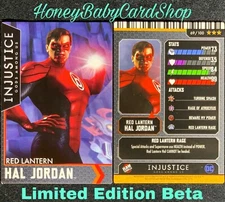 Injustice Arcade Limited Ed. Beta Card 69 RL Hal Jordan Power Rare Out of Print