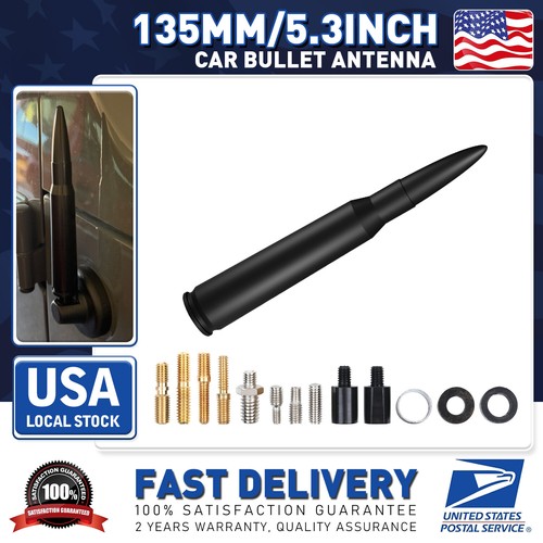 5.3inch Car Short Bullet Antenna Radio FM/AM For Chevy Silverado 1500/2500/3500