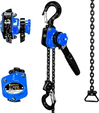 Chain Hoist Come along 1/2 Ton | Mini Lever Chain Hoist 1100Lbs Capacity with...