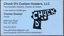 Chuck D's Custom Holster Extra Service Offerings
