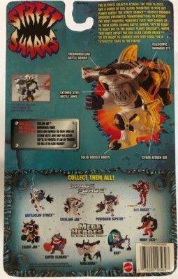 Vintage Street Sharks, Space Force, StreelJaw Jab, # 16562