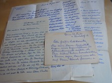 NOBILITY: letters 1961/62, from MALORTIE & von SCH&Ouml;NBERG, about SCH&Ouml;NBERG grave MILLAND