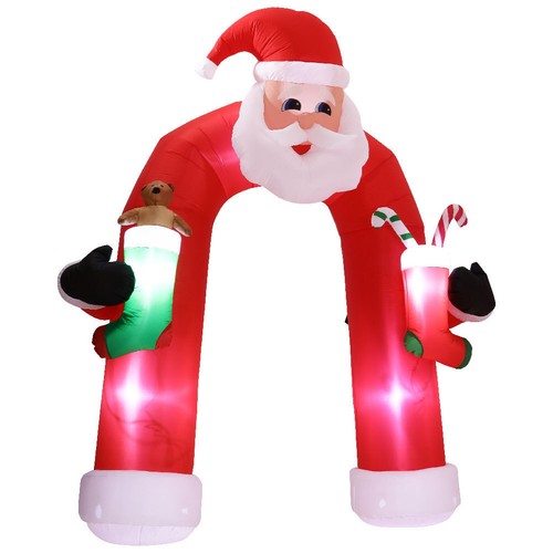 Christmas Inflatable Santa Snowman Xmas Tree LED Lighted DIY Outdoor Decorations - Picture 120 of 139