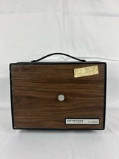 Vintage Keystone K-520 Super 8 Film Projector Wood Case Tested Runs