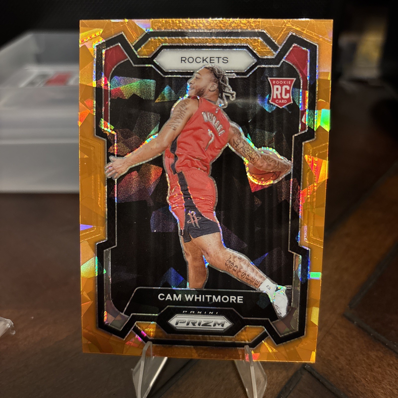 2023-24 Panini Prizm - Cam Whitmore 129 Orange Ice Prizm (RC)