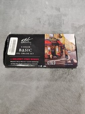 M Graham & Co. Oil Paints Set Of 5 Basic Colors And Walnut Mediums  New 