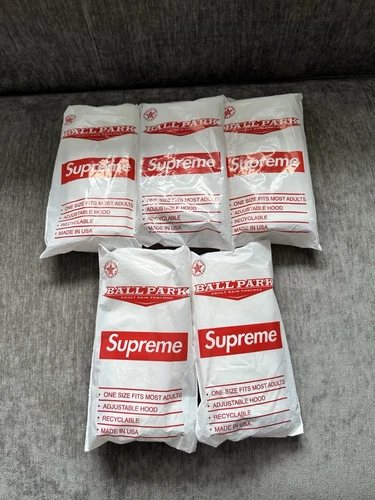 Capuche réglable taille unique SUPREME S/S 2020 BALLPARK PONCHO PACK DE 5