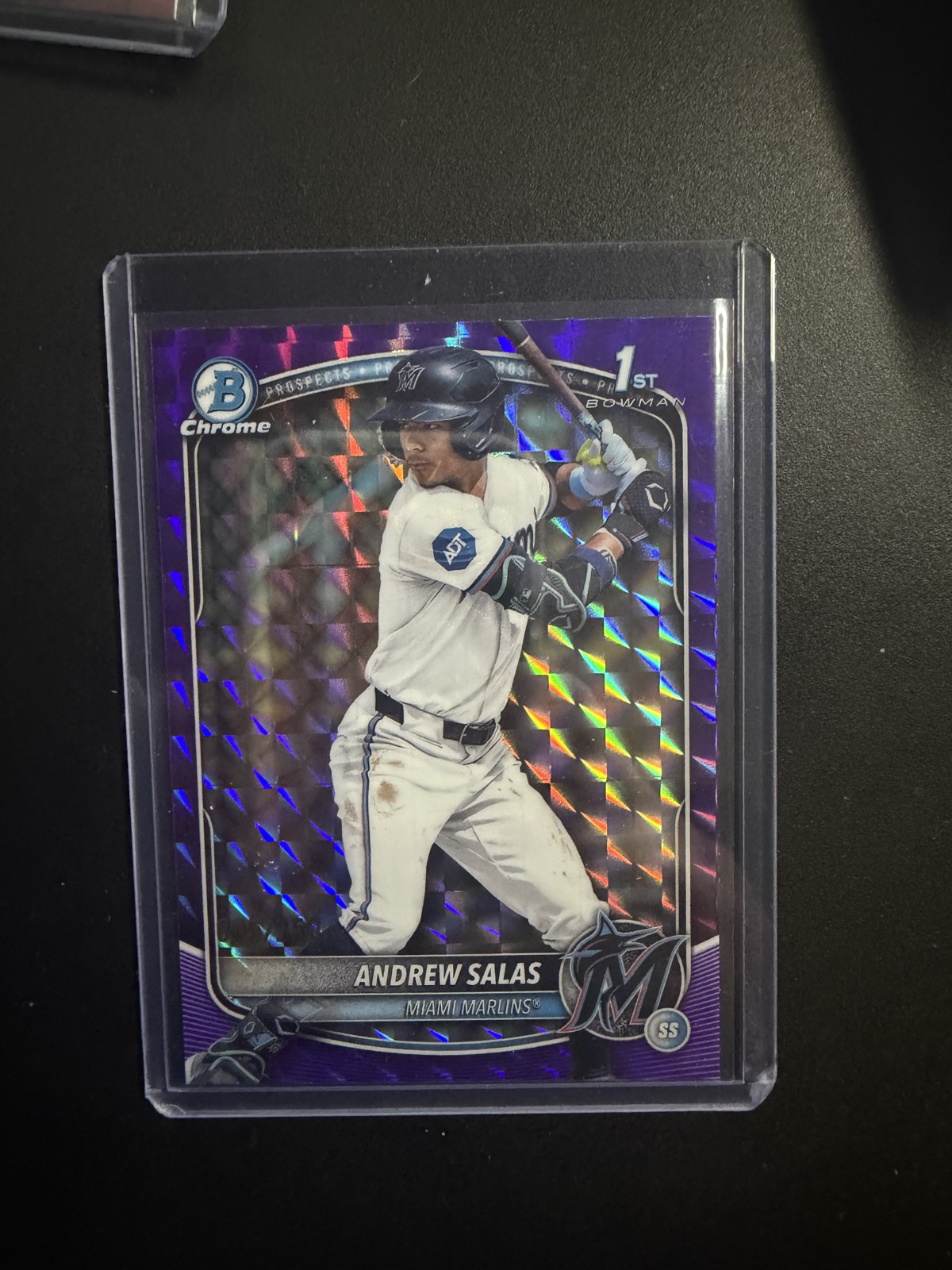 2025 Bowman Chrome - Prospects Andrew Salas #BCP-156 Purple Refractor /250