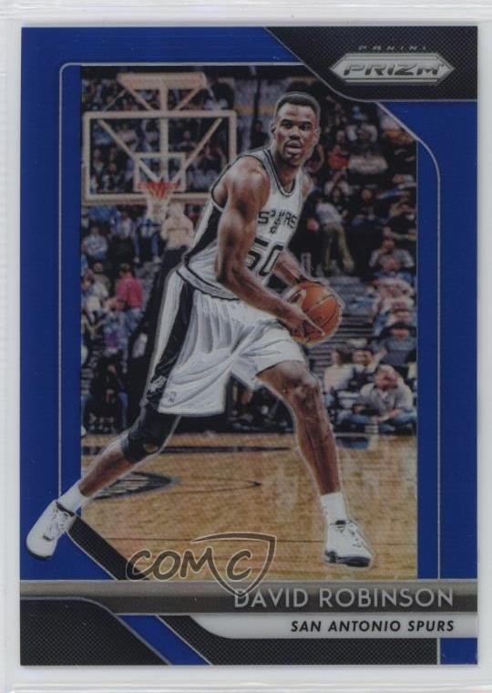 2018-19 Panini Prizm Blue Prizm 89/199 David Robinson #195 HOF 13c7