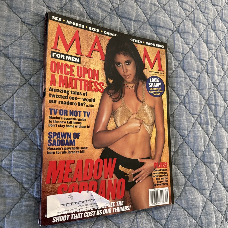 Maxim Magazine, Vintage 2001 Soprano's Jamie Lynn Sigler, Sofia Vergara ...
