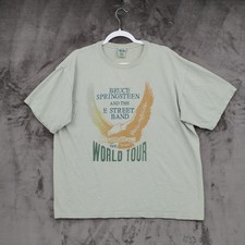 Bruce Springsteen TShirt E Street Band World Tour 02/03 Vtg USA Made Large Crew