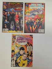 Star Trek 3 comic lot of #1's from Marvel Comics 1996: DS9 1, VOY 1, Unlimited 1