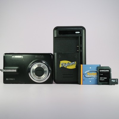 Kodak Digital Camera EasyShare M893 IS 8.1MP Black Tested Full Working Set