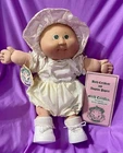 Beautiful Vintage Cabbage Patch Kids Preemie Girl in bonnet outfit Very Nice